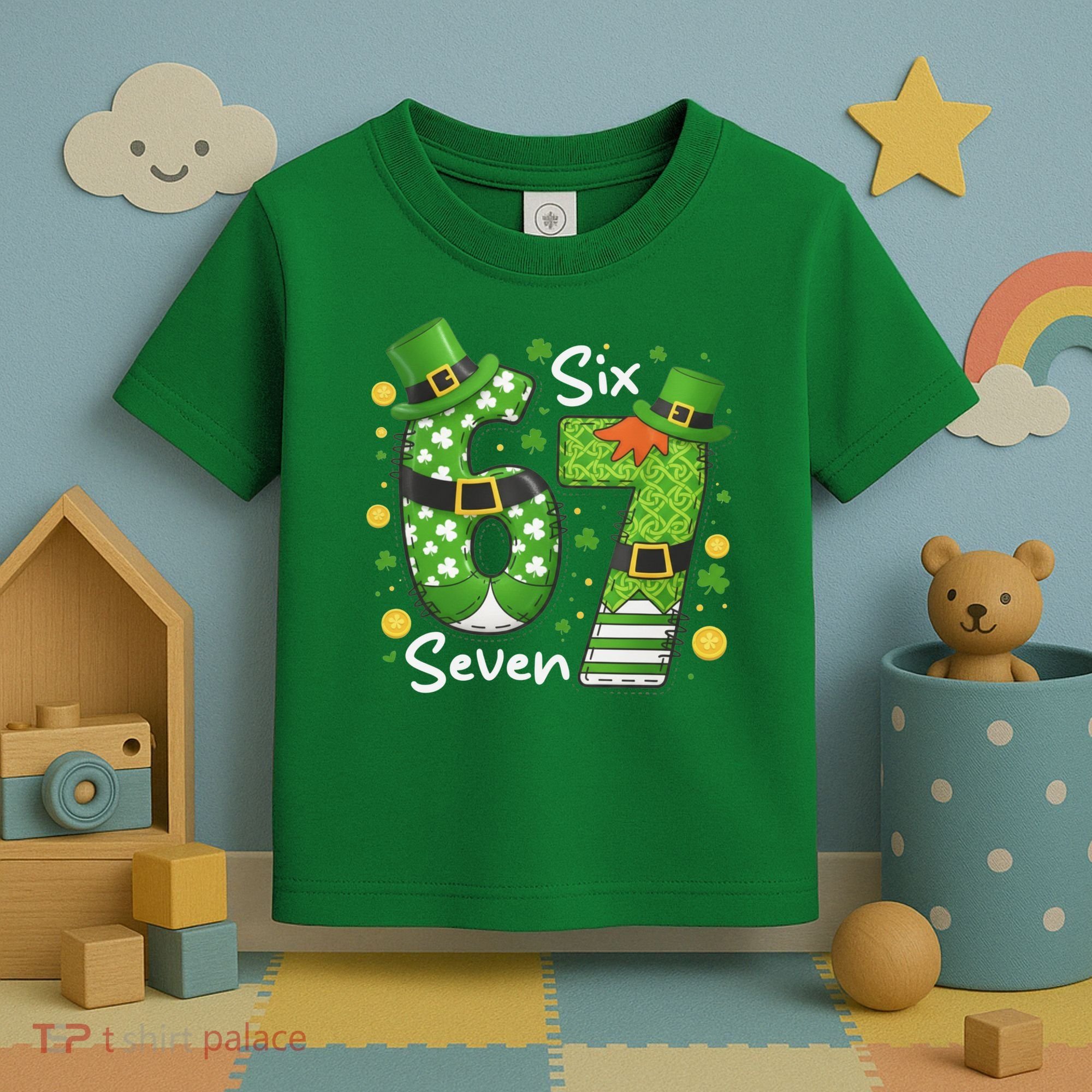 Funny St Patrick's Day 67 Meme Toddler T-Shirt
