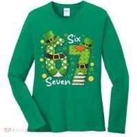 Funny St Patrick's Day 67 Meme Women's Long Sleeve Shirt thumb 0