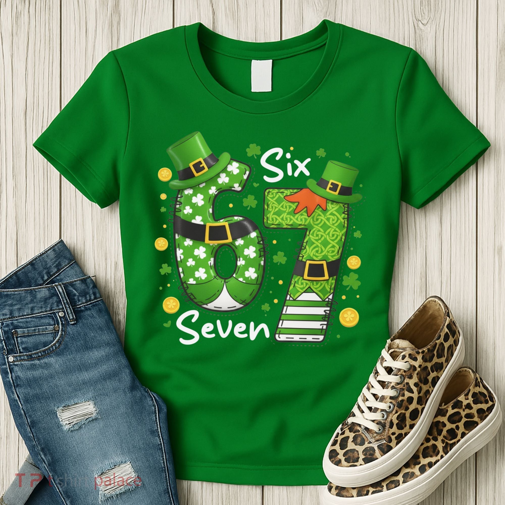 Funny St Patrick's Day 67 Meme Women's T-Shirt