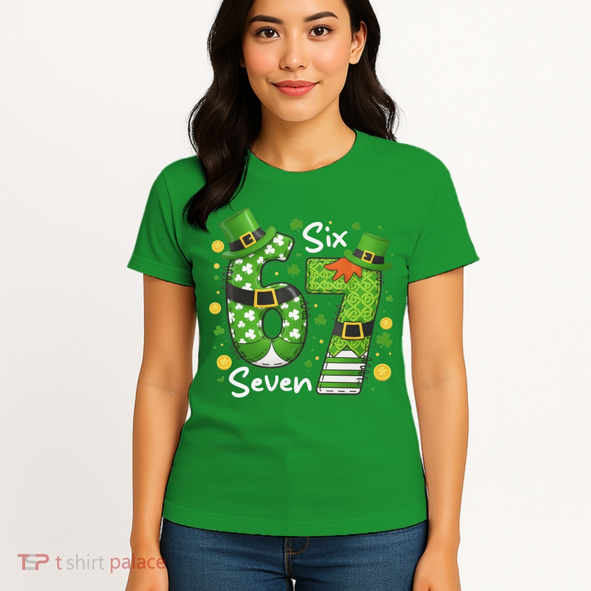 Funny St Patrick's Day 67 Meme Women's T-Shirt