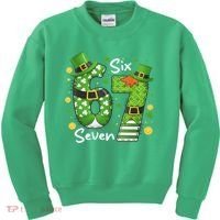 Funny St Patrick's Day 67 Meme Kids Sweatshirt thumb 0