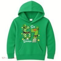 Funny St Patrick's Day 67 Meme Kids Hoodie thumb 0