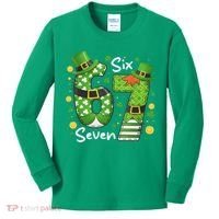 Funny St Patrick's Day 67 Meme Kids Long Sleeve Shirt thumb 0