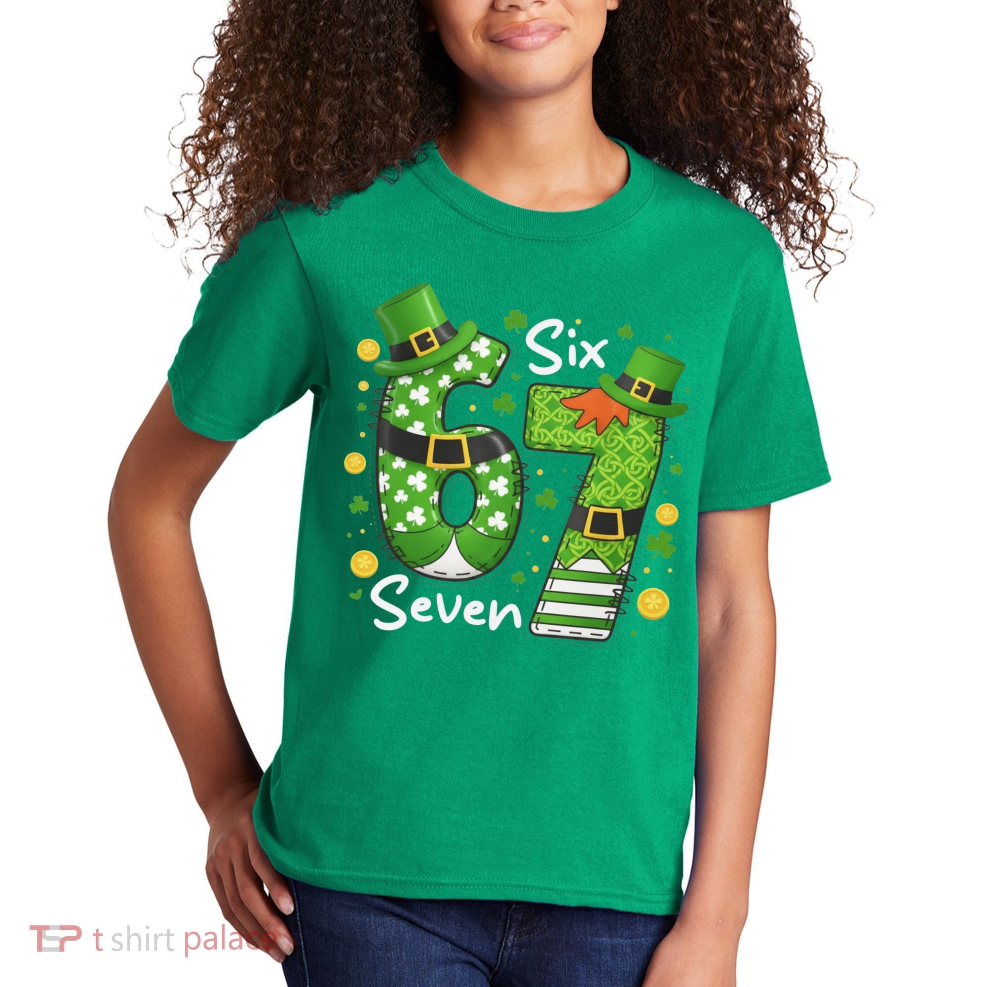 Funny St Patrick's Day 67 Meme Kids T-Shirt
