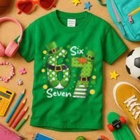 Funny St Patrick's Day 67 Meme Kids T-Shirt thumb 3