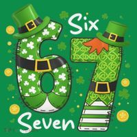 Funny St Patrick's Day 67 Meme Kids T-Shirt thumb 4