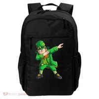Funny St Patricks Day, Dabbing Leprechaun Irish Backpack thumb 0
