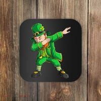 Funny St Patricks Day, Dabbing Leprechaun Irish Coaster thumb 0
