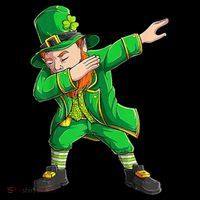 Funny St Patricks Day, Dabbing Leprechaun Irish Toddler Hoodie thumb 2