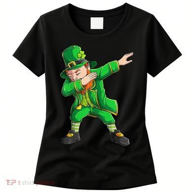 Funny St Patricks Day, Dabbing Leprechaun Irish Women's T-Shirt