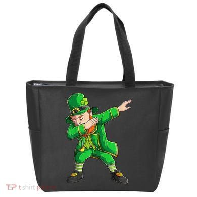 Funny St Patricks Day, Dabbing Leprechaun Irish Tote Bag