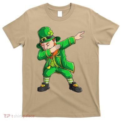 Funny St Patricks Day, Dabbing Leprechaun Irish T-Shirt