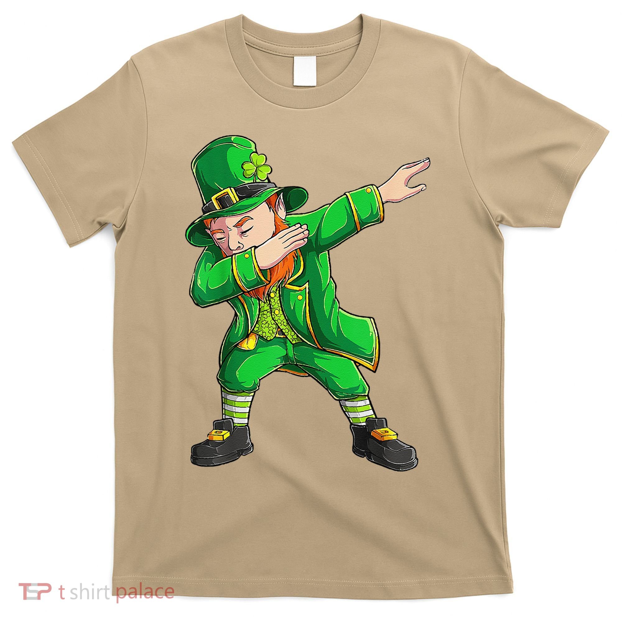 Funny St Patricks Day, Dabbing Leprechaun Irish T-Shirt