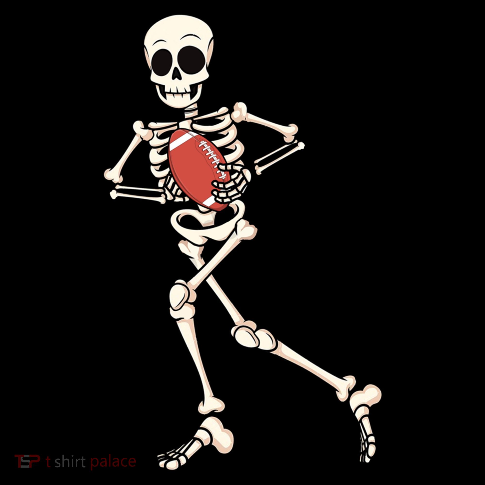 Funny Skeleton Playing Football Halloween Gift Coffee Mug