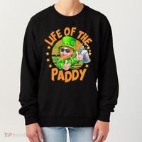 Funny St Patricks Day Life Of The Paddy Leprechaun Beer Women's Sweatshirt thumb 0