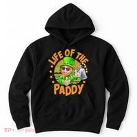 Funny St Patricks Day Life Of The Paddy Leprechaun Beer Hoodie thumb 0