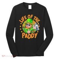 Funny St Patricks Day Life Of The Paddy Leprechaun Beer Long Sleeve Shirt thumb 0