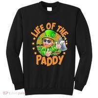 Funny St Patricks Day Life Of The Paddy Leprechaun Beer Sweatshirt thumb 0