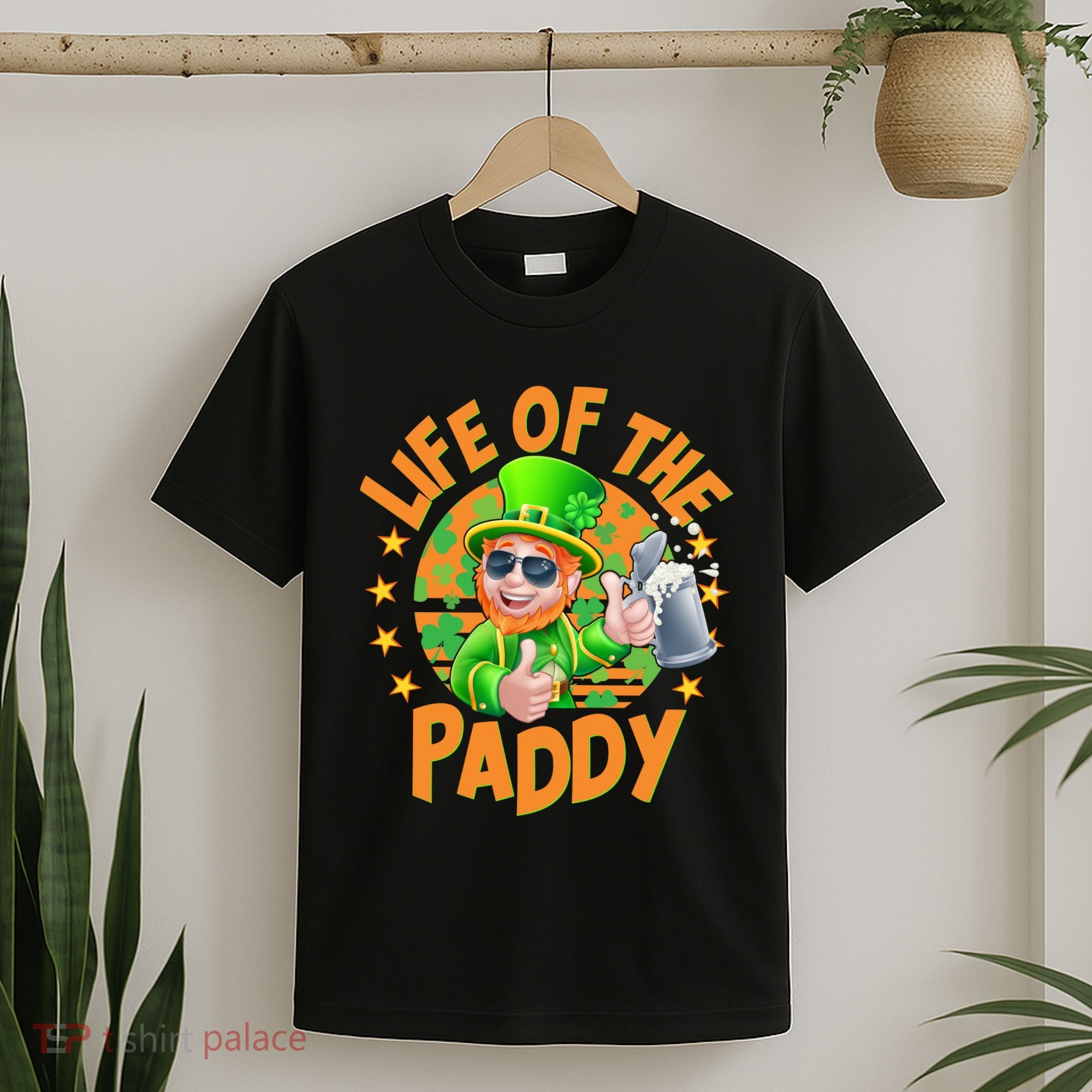 Funny St Patricks Day Life Of The Paddy Leprechaun Beer T-Shirt