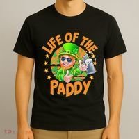 Funny St Patricks Day Life Of The Paddy Leprechaun Beer T-Shirt thumb 3