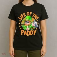 Funny St Patricks Day Life Of The Paddy Leprechaun Beer T-Shirt thumb 4