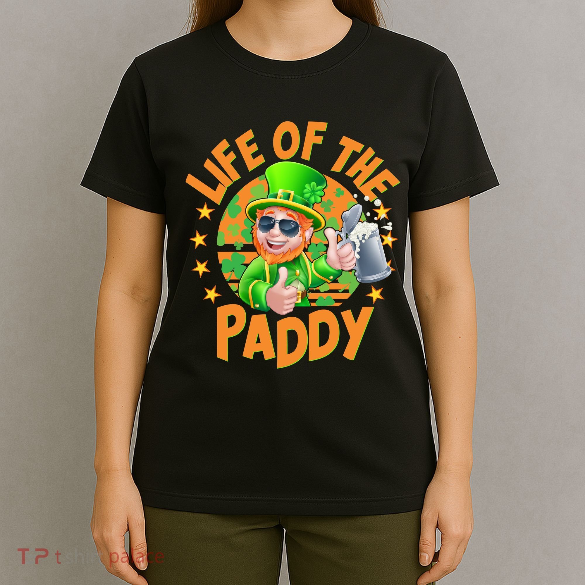 Funny St Patricks Day Life Of The Paddy Leprechaun Beer T-Shirt