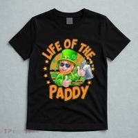 Funny St Patricks Day Life Of The Paddy Leprechaun Beer T-Shirt thumb 5
