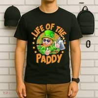 Funny St Patricks Day Life Of The Paddy Leprechaun Beer T-Shirt thumb 6