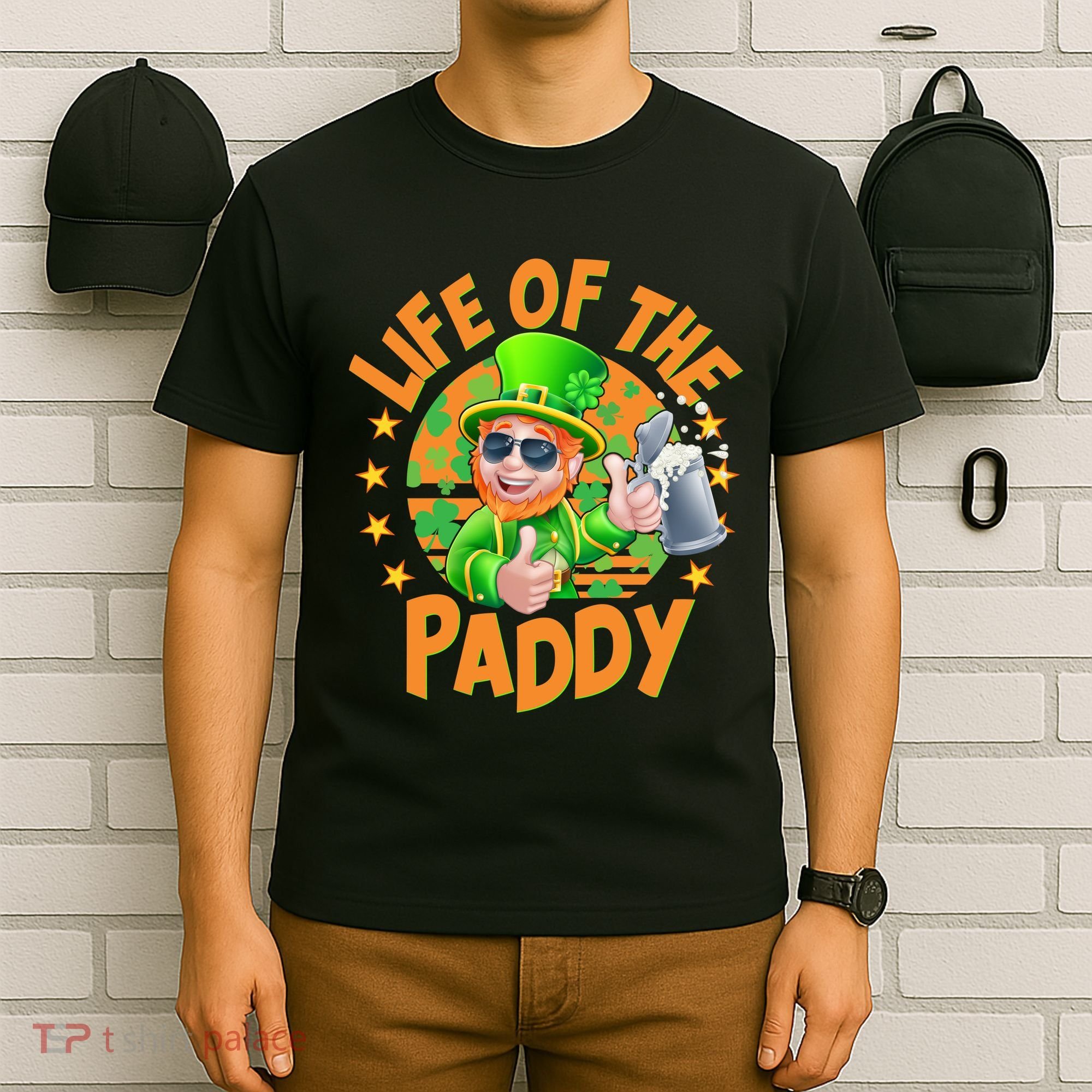 Funny St Patricks Day Life Of The Paddy Leprechaun Beer T-Shirt