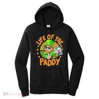 Funny St Patricks Day Life Of The Paddy Leprechaun Beer Women's Hoodie thumb 0