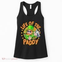 Funny St Patricks Day Life Of The Paddy Leprechaun Beer Women's Tank Top thumb 0