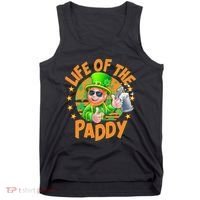 Funny St Patricks Day Life Of The Paddy Leprechaun Beer Tank Top thumb 0