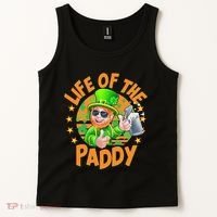 Funny St Patricks Day Life Of The Paddy Leprechaun Beer Tank Top thumb 2