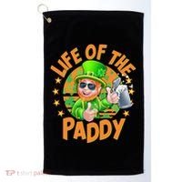Funny St Patricks Day Life Of The Paddy Leprechaun Beer Golf Towel thumb 0