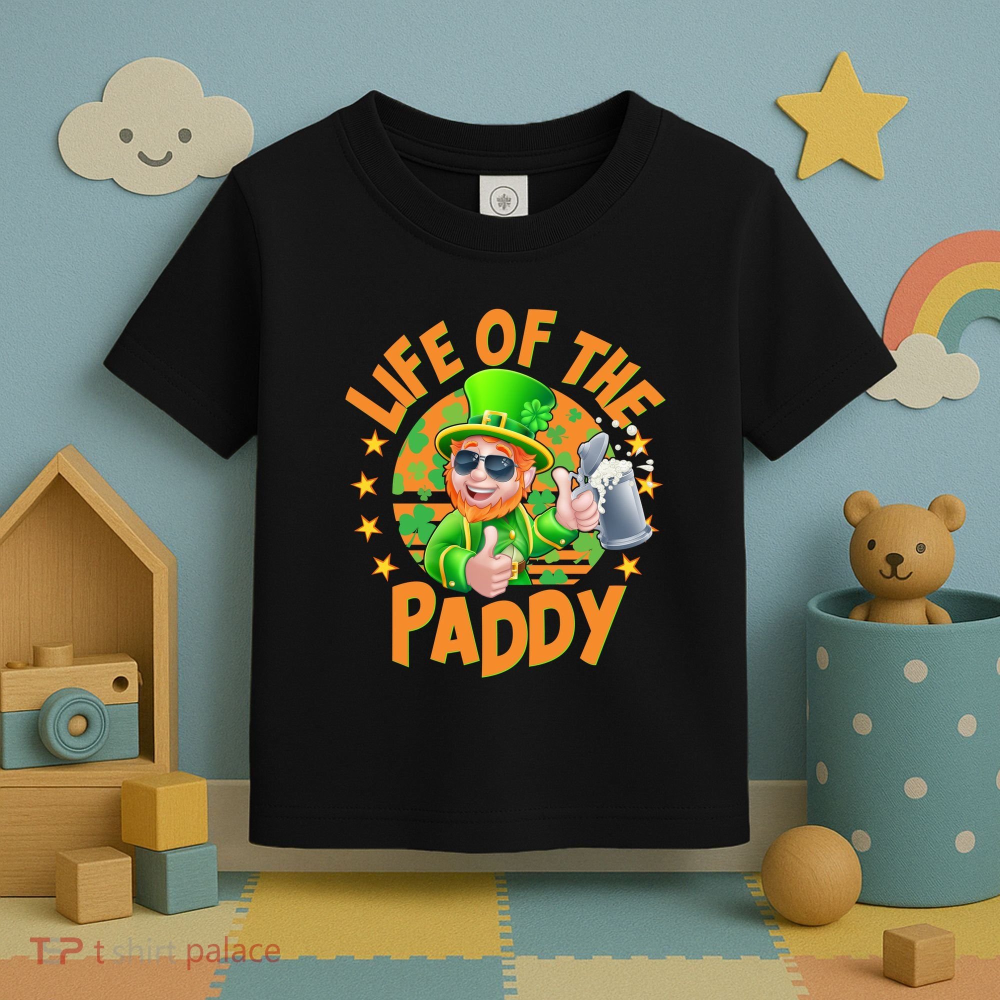 Funny St Patricks Day Life Of The Paddy Leprechaun Beer Toddler T-Shirt