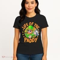 Funny St Patricks Day Life Of The Paddy Leprechaun Beer Women's T-Shirt thumb 4