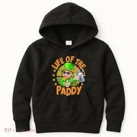 Funny St Patricks Day Life Of The Paddy Leprechaun Beer Kids Hoodie thumb 0