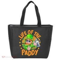Funny St Patricks Day Life Of The Paddy Leprechaun Beer Tote Bag thumb 0