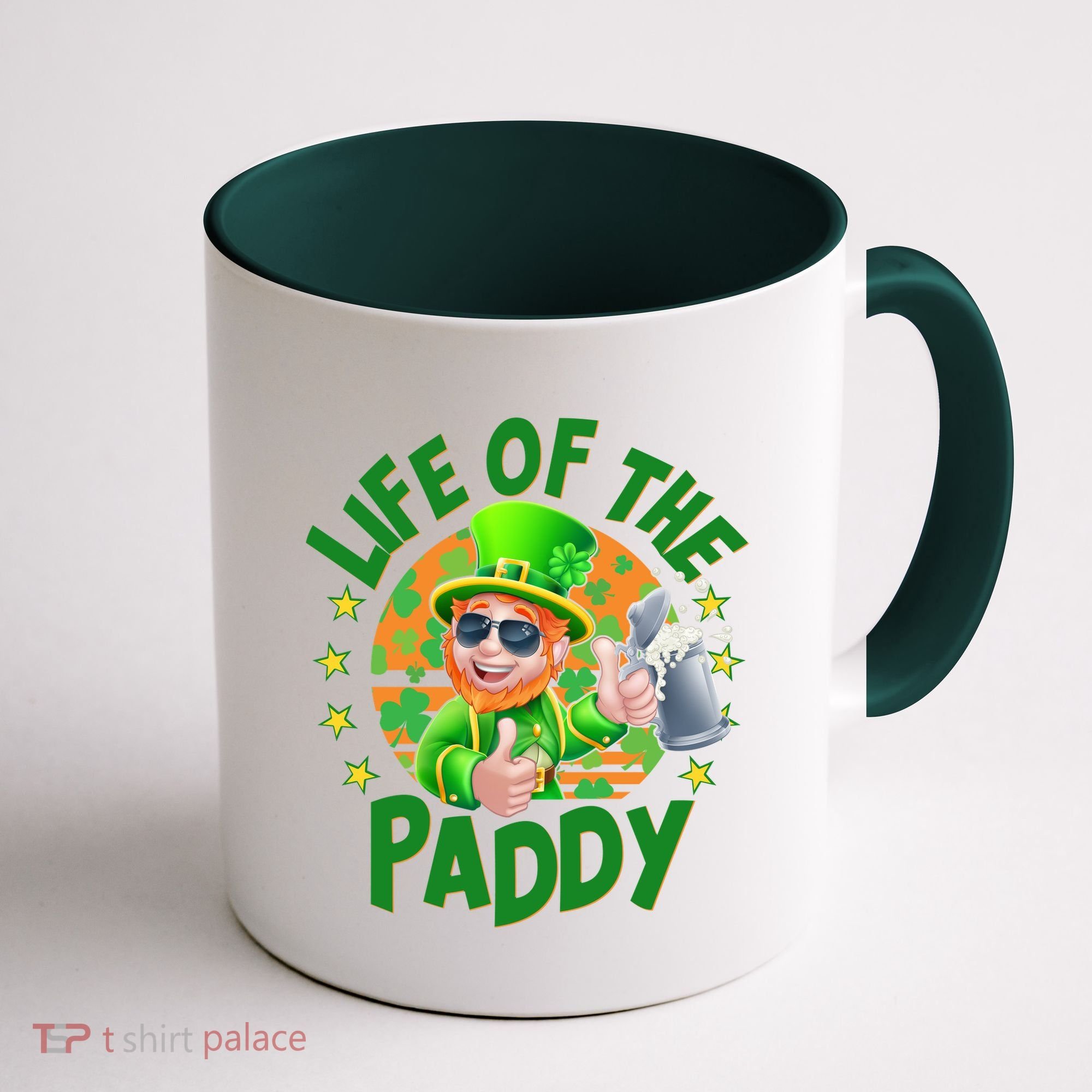 Funny St Patricks Day Life Of The Paddy Leprechaun Beer Coffee Mug