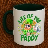 Funny St Patricks Day Life Of The Paddy Leprechaun Beer Coffee Mug thumb 2