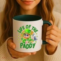 Funny St Patricks Day Life Of The Paddy Leprechaun Beer Coffee Mug thumb 3