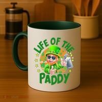 Funny St Patricks Day Life Of The Paddy Leprechaun Beer Coffee Mug thumb 4