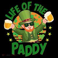 Funny St Patricks Day Life Of The Paddy Leprechaun With Beers Coffee Mug thumb 5