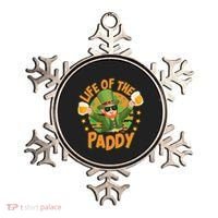 Funny St Patricks Day Life Of The Paddy Leprechaun With Beers Ornament thumb 0