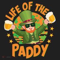 Funny St Patricks Day Life Of The Paddy Leprechaun With Beers Hat thumb 2