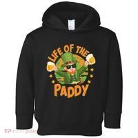 Funny St Patricks Day Life Of The Paddy Leprechaun With Beers Toddler Hoodie thumb 0