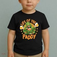 Funny St Patricks Day Life Of The Paddy Leprechaun With Beers Toddler T-Shirt thumb 2