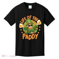 Funny St Patricks Day Life Of The Paddy Leprechaun With Beers Kids T-Shirt thumb 0