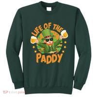 Funny St Patricks Day Life Of The Paddy Leprechaun With Beers Sweatshirt thumb 0