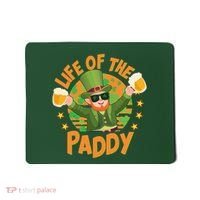 Funny St Patricks Day Life Of The Paddy Leprechaun With Beers Mousepad thumb 0